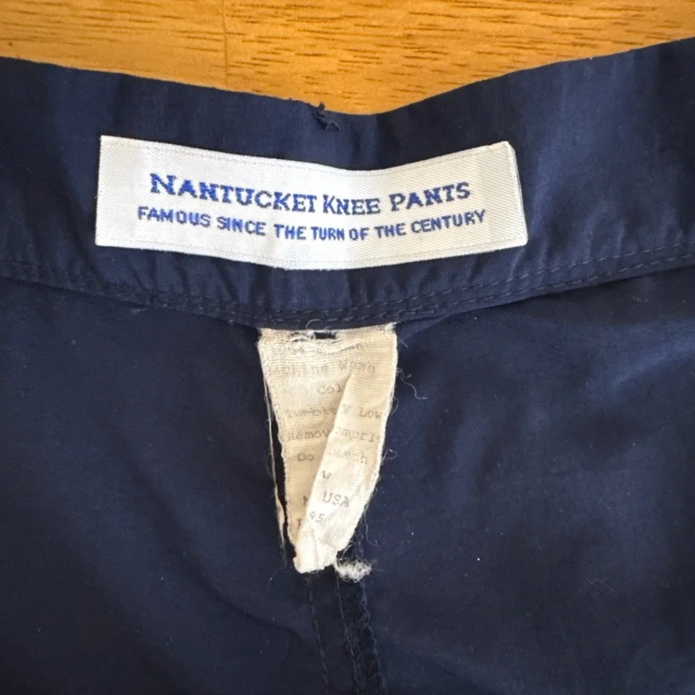 Nantucket Knee Pants Shorts Sailing Boating Blue L 90s USA